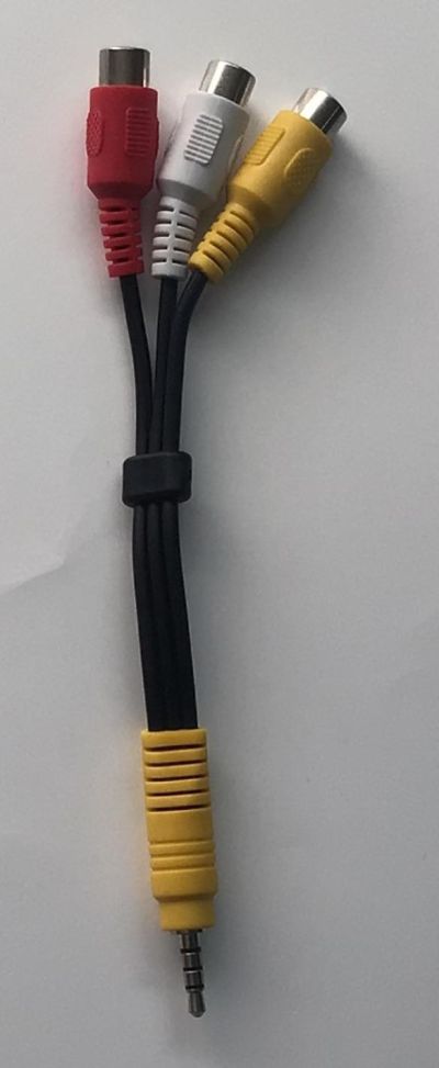 CABLE RCA HEMBRA A AUXILIAR 3.5 M. ORIGINAL  LG.  DE AV PARA DISPOSITIVOS  LG.  “NUEVO“ / NUMERO DE PARTE EAD61273106 / MODELO 47LS4500-UD - Imagen 3